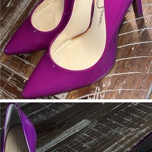 Jessica Simpson Purple Suede Heels